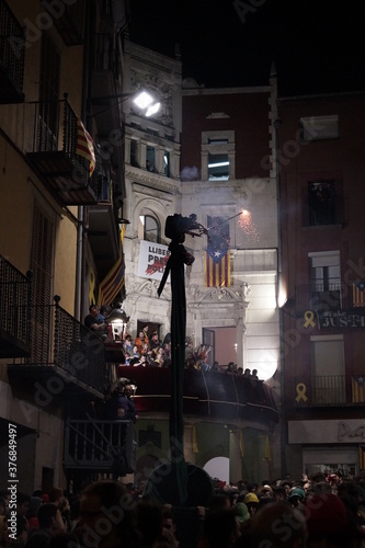 Patum de Berga. Corpus Christi celebration. Barcelona. Catalonia,Spain © VEOy.com