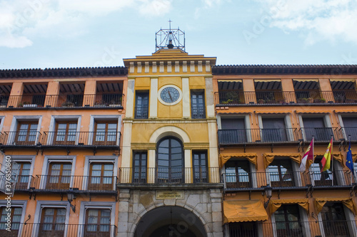 Architecture of Plaza De Zocodover in Toledo, Spain photo