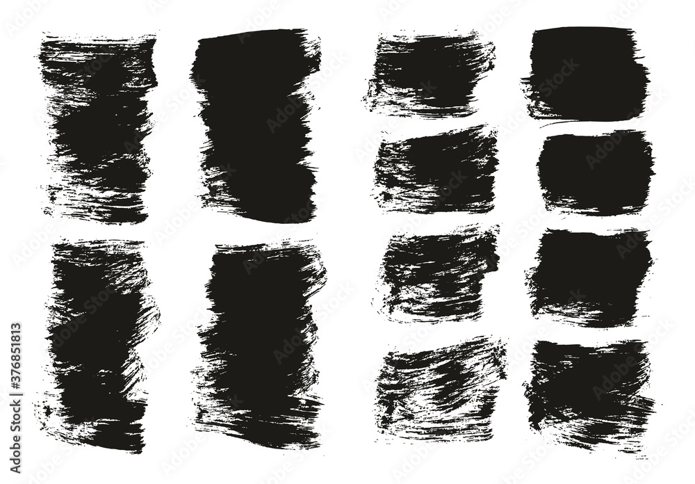 Flat Paint Brush Thick Short Mix Background High Detail Abstract Vector Background Mix Set Flat Paint Brush Thick Short Mix Background High Detail Abstract Vector Background Mix Set
