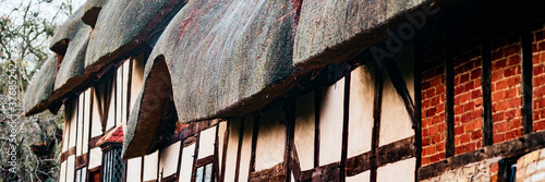 Ann Hathaways cottage - home of William Shakespeares wife - Shottery, Stratford Upon Avon, Warwickshire, England, UK