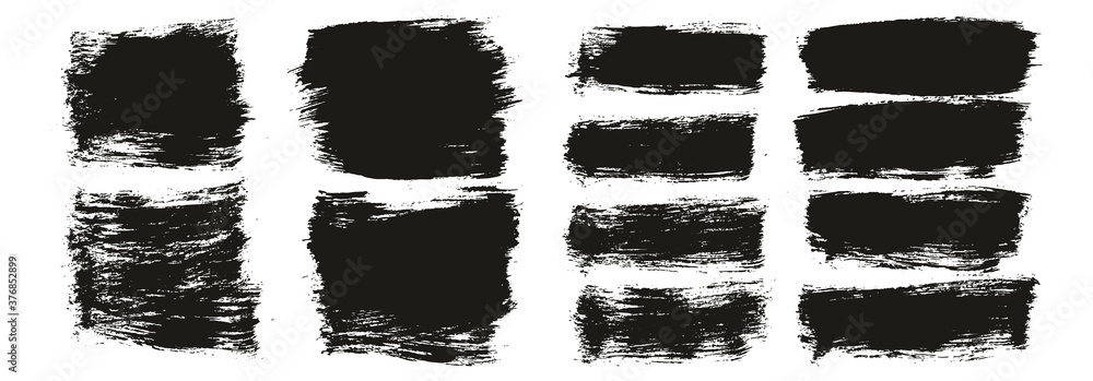 Flat Paint Brush Thick Short Mix Background High Detail Abstract Vector Background Mix Set Flat Paint Brush Thick Short Mix Background High Detail Abstract Vector Background Mix Set