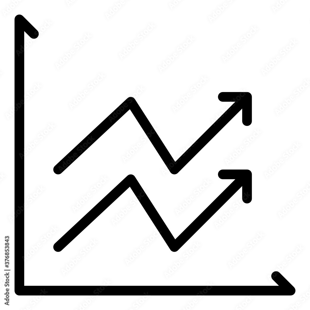 line graph style icon. suitable for the needs of your creative project line graph style icon. suitable for the needs of your creative project