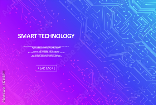 Digital technology background