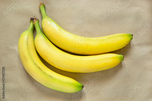 Bananas on craft paper