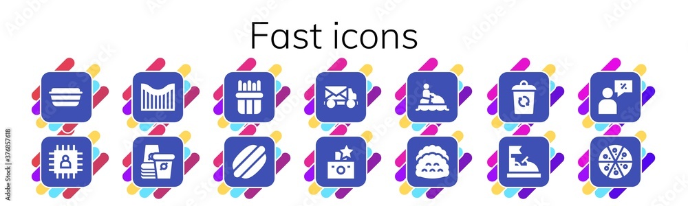 fast icon set fast icon set