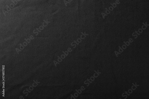 Black curtain texture and background, drape backdrop
