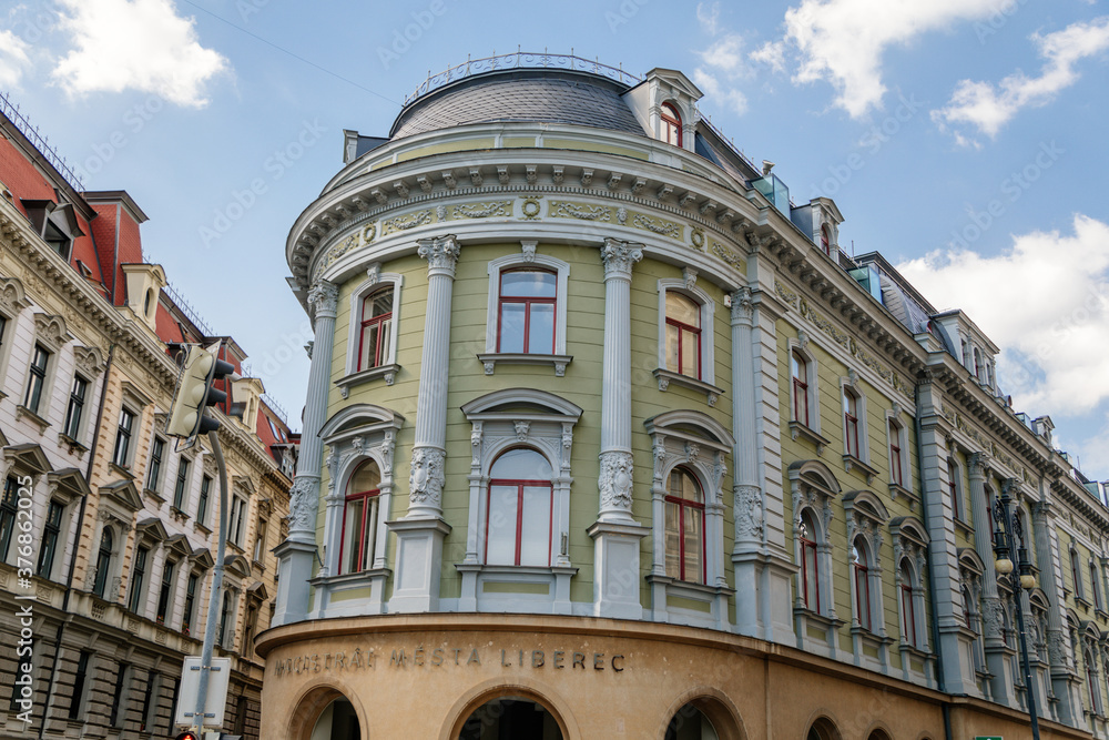 Historical building of magistrate, Liberec, North Bohemia, Czech republic
