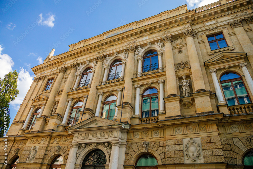 The historic building of the Czech Savings Bank, Liberec, North Bohemia, Czech republic