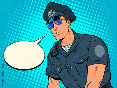 Police COP officer