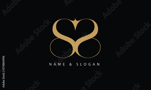 SS, S abstract letters logo monogram