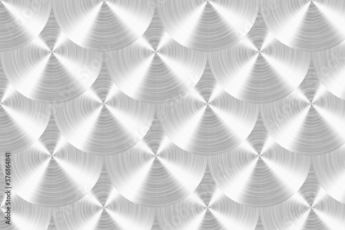 circular metal disk pattern design