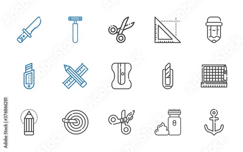 sharp icons set