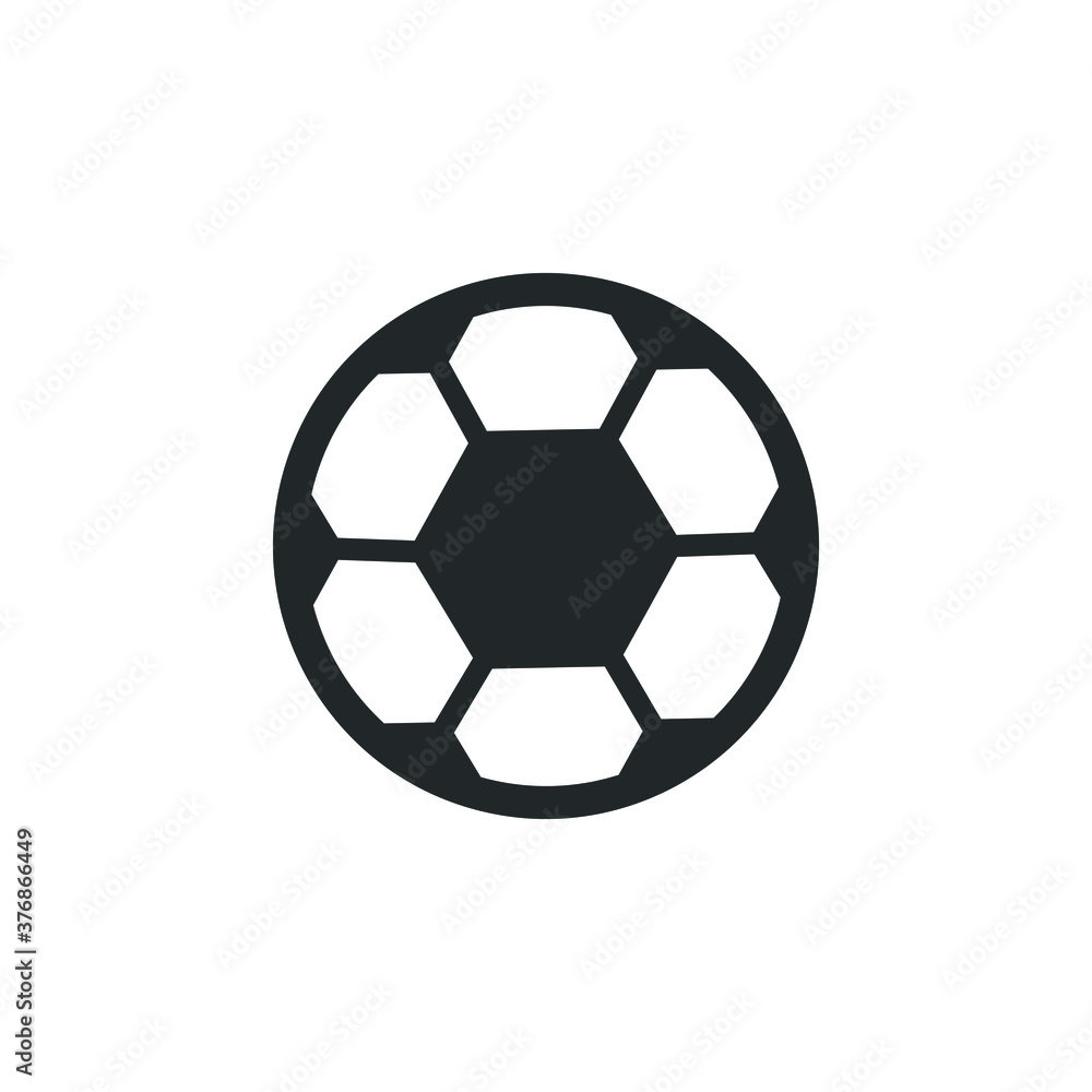 soccer ball isolated icon on white background soccer ball isolated icon on white background