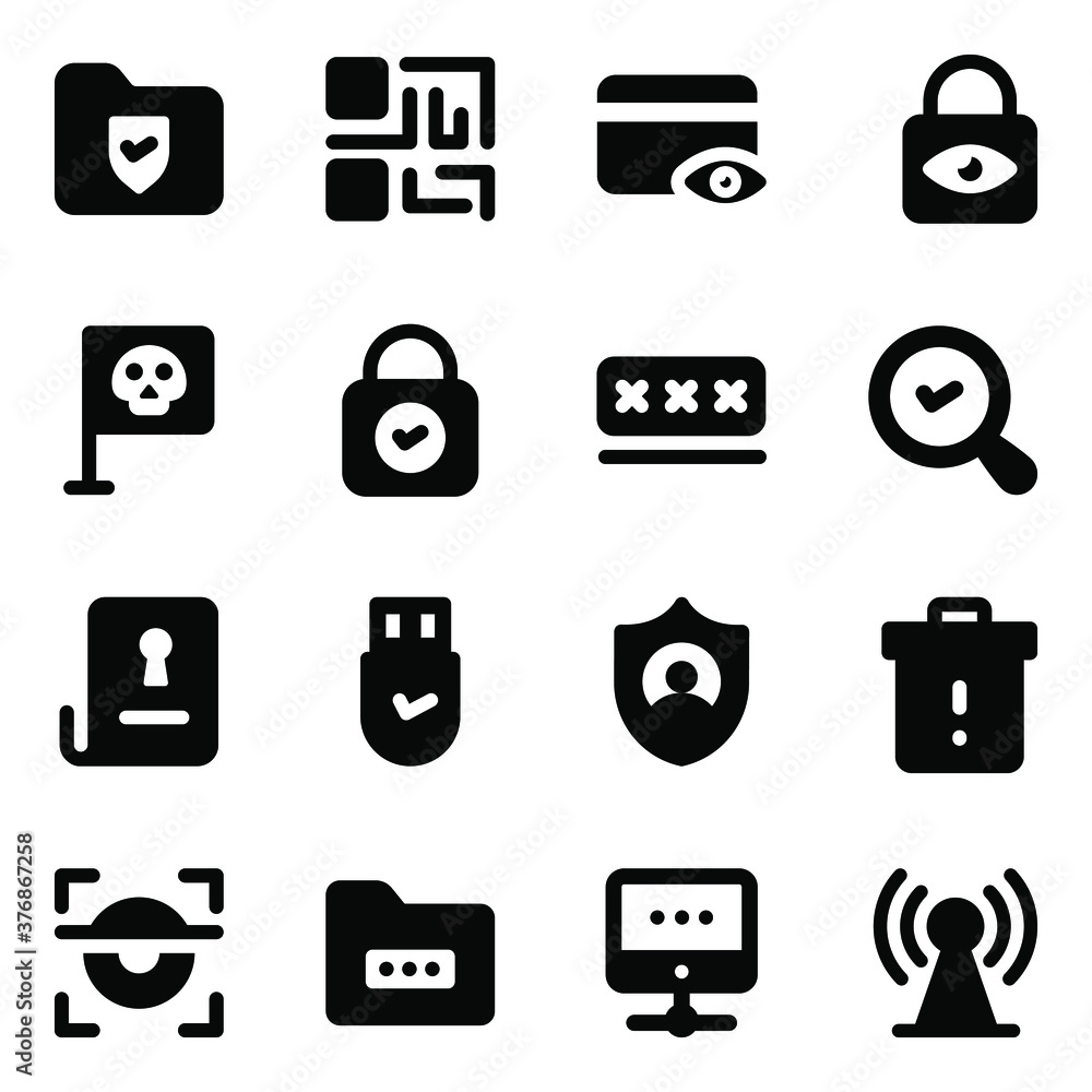 Pack of Web Safety and Security Filled Icons
Pack of Web Safety and Security Filled Icons