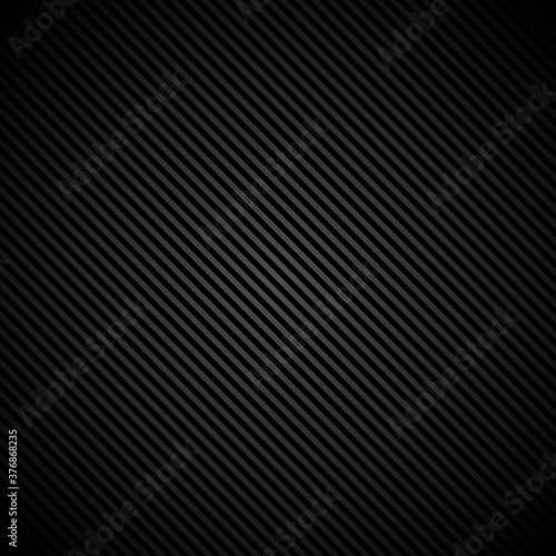 Black thin lines on black gradient background, vector illustration