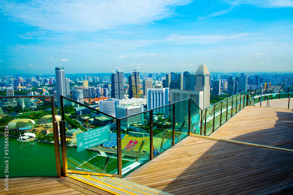 Observation Deck - Singapore City