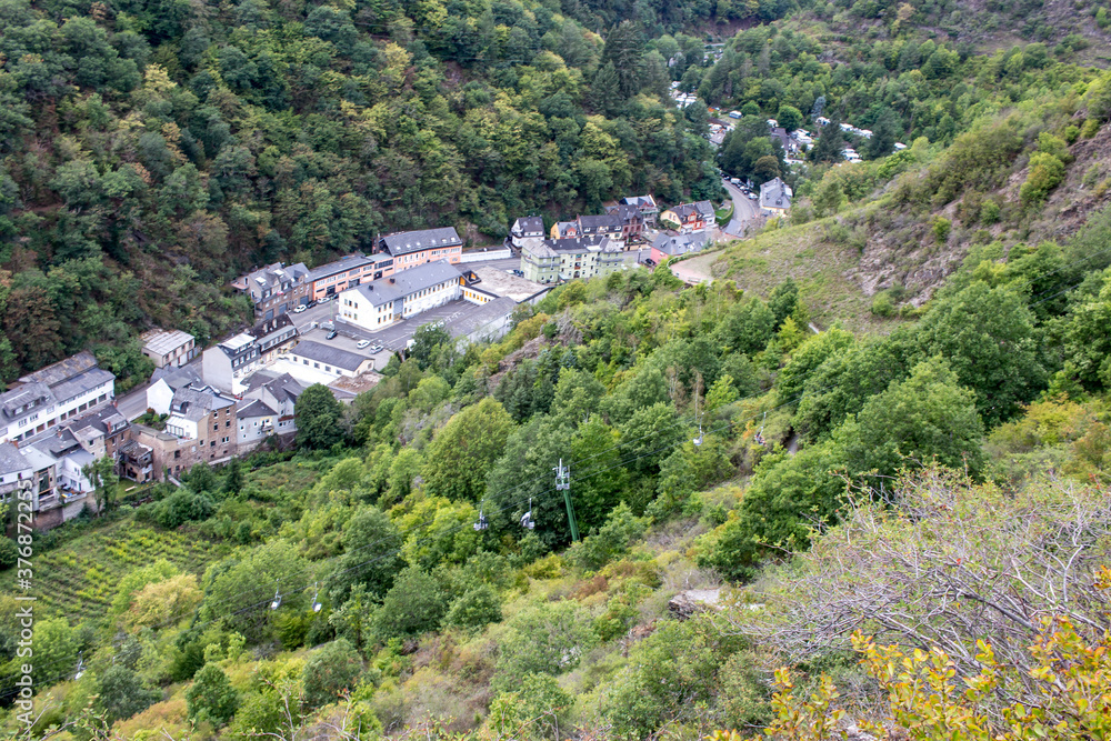 View of the Moselle, Cochem hiking region, Germany View of the Moselle, Cochem hiking region, Germany