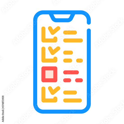 reviews on phone screen color icon vector illustration Free Download reviews on phone screen color icon vector illustration - GFXLoad