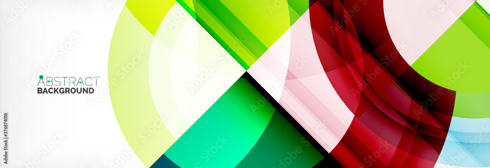 Round shapes, triangles and circles. Modern abstract background Round shapes, triangles and circles. Modern abstract background