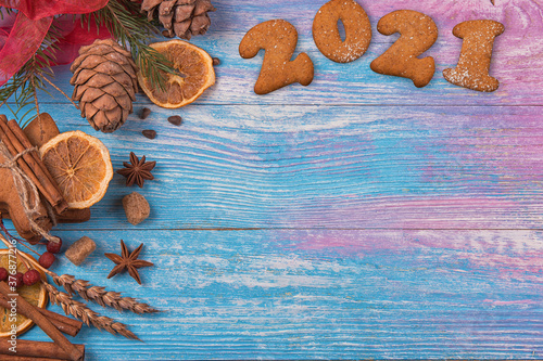 New year 2021 concept: holi...