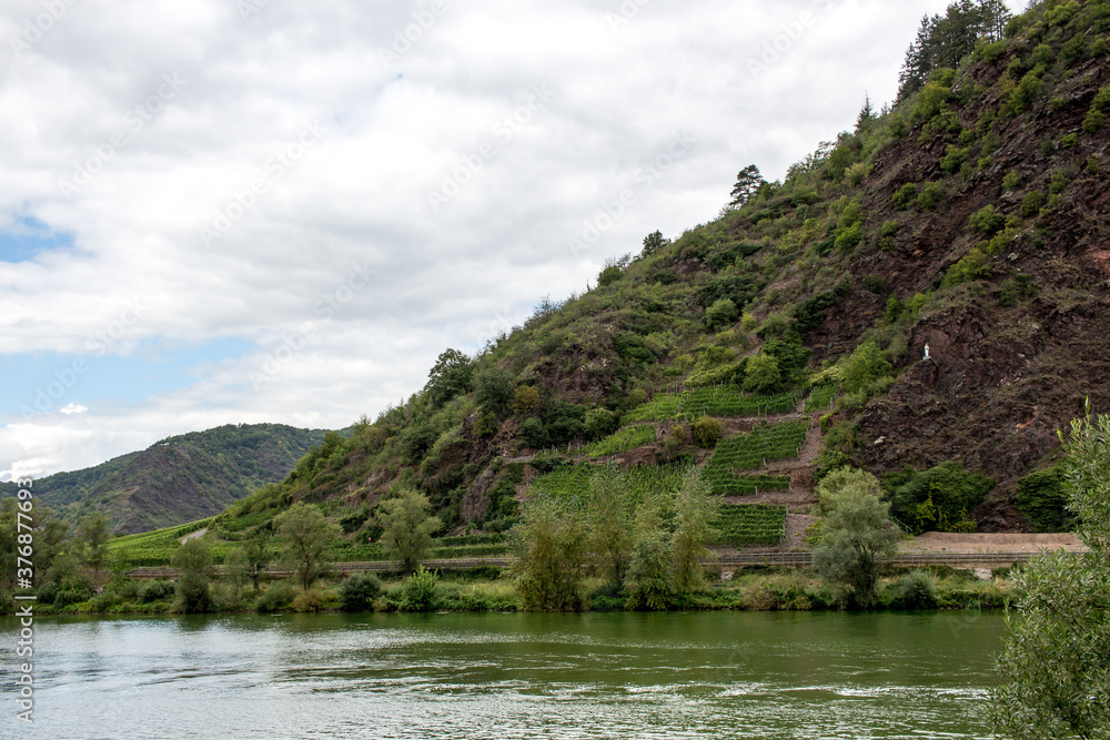 View of the Moselle, Rhineland-Palatinate Germany