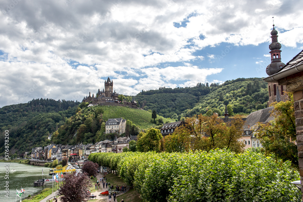Panorama View of the Moselle, Rhineland-Palatinate Germany