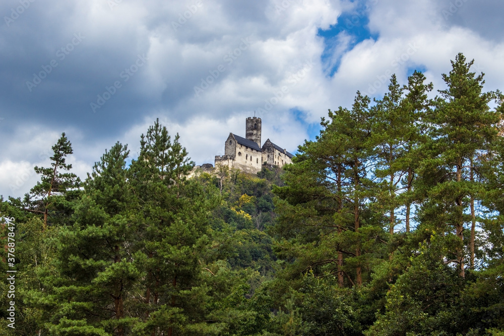 Panoramic view of Bezdez castle Panoramic view of Bezdez castle