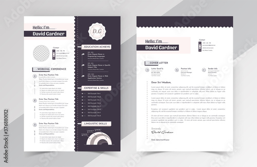 Modern Clean Resume Cv Template	