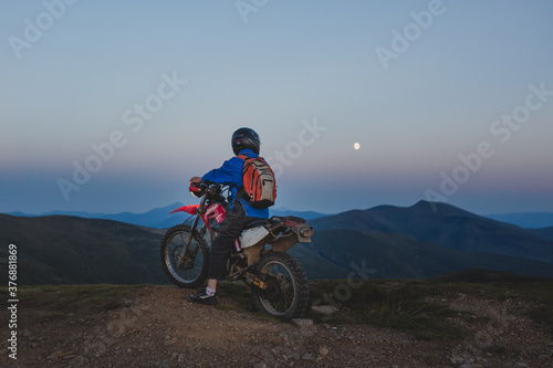 mountain bike rider © Oleksii