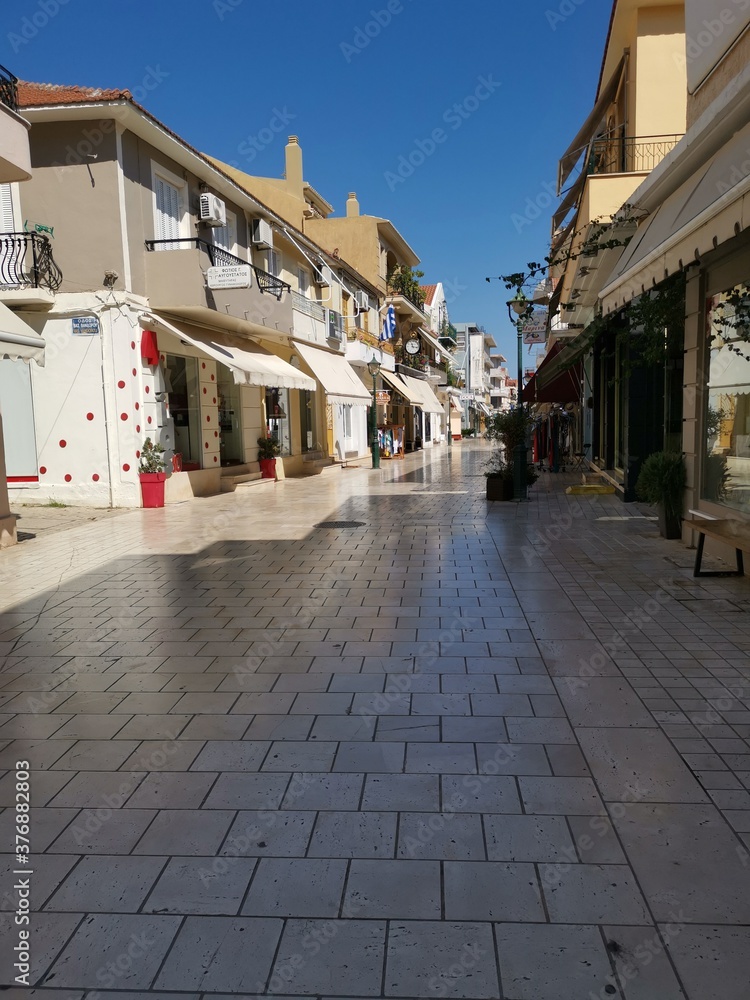 Obraz premium narrow street in the old town