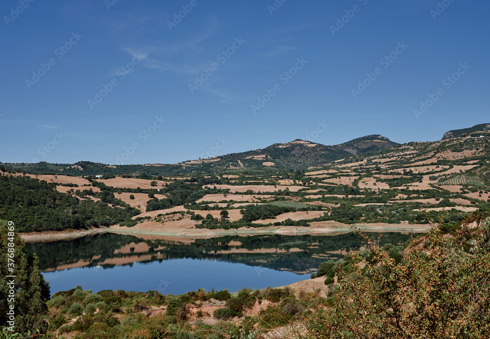 stunning view fo the Flumendosa lake - travel and discover hide place in Sardinia;