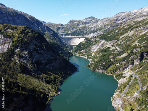A dam in the Austrian alps.