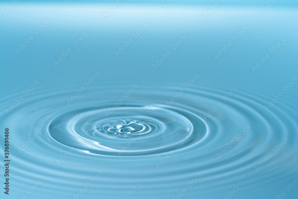 Waves on the surface of the water from a collision. Drop of water drop to the surface. Waves on the surface of the water from a collision. Drop of water drop to the surface.
