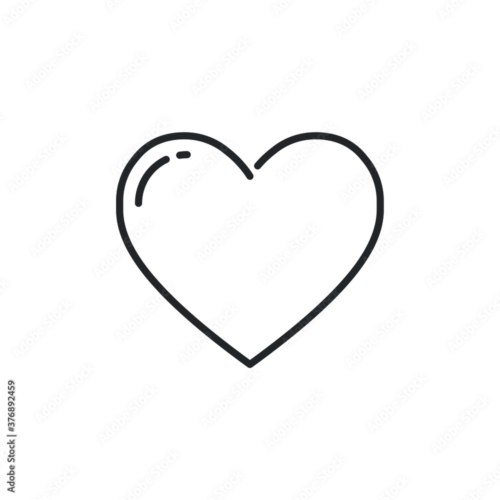 Heart icon design element. Thin line logo element illustration. Vector love symbol icon. EPS 10 Heart icon design element. Thin line logo element illustration. Vector love symbol icon. EPS 10