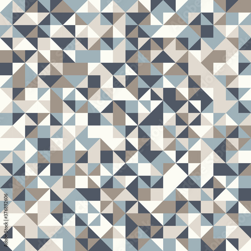 Abstract geometric background in neutral colors. Seamless vector pattern.