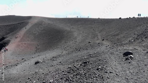 Etna - Panoramica di uno dei crateri Barbagallo photo