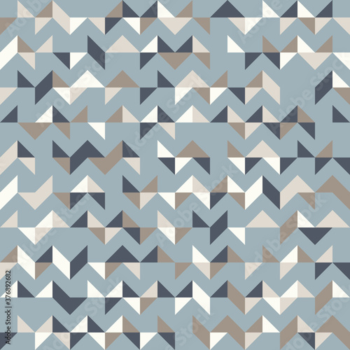 Abstract geometric background in neutral colors. Seamless vector pattern.