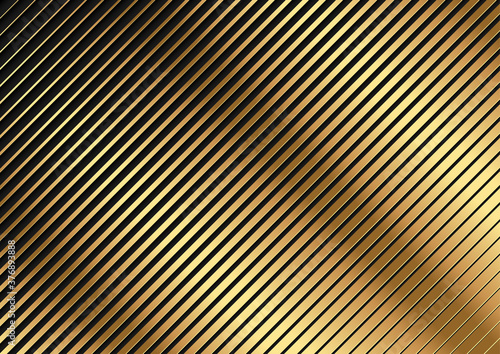 Golden Diagonal Striped Pat...