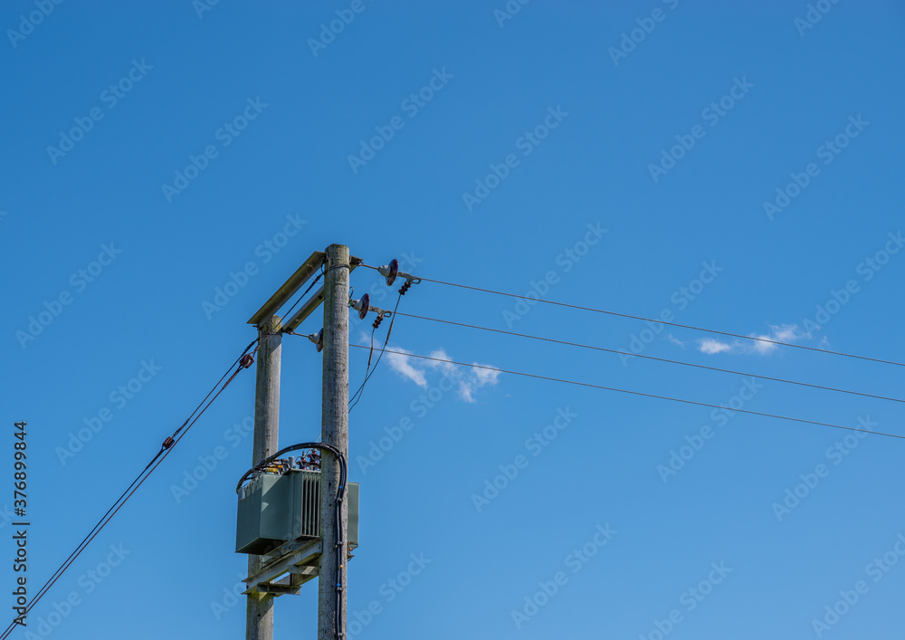 Electrical Transformer on poles
