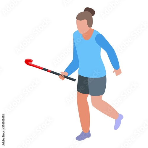 Hurling icon. Isometric of hurling vector icon for web design isolated on white background