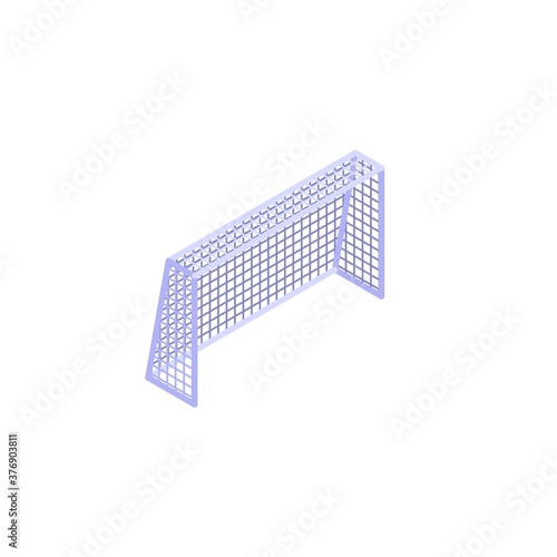 Hurling gate icon. Isometric of hurling gate vector icon for web design isolated on white background