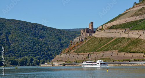 burgruine ehrenfels bei rüdesheim am rhein photo