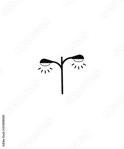street light icon,vector best flat icon.
