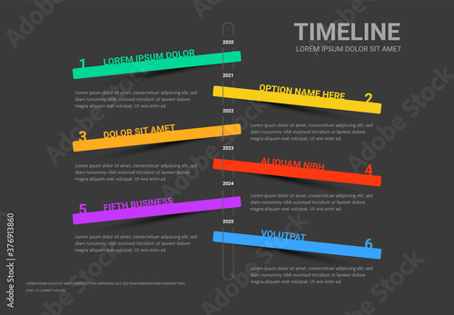 Oblong rounded infographic elements, modern business template