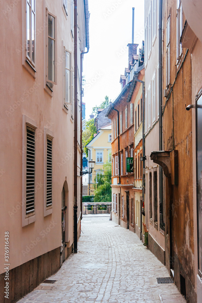 Ljubljana Back Streets in Slovenia
