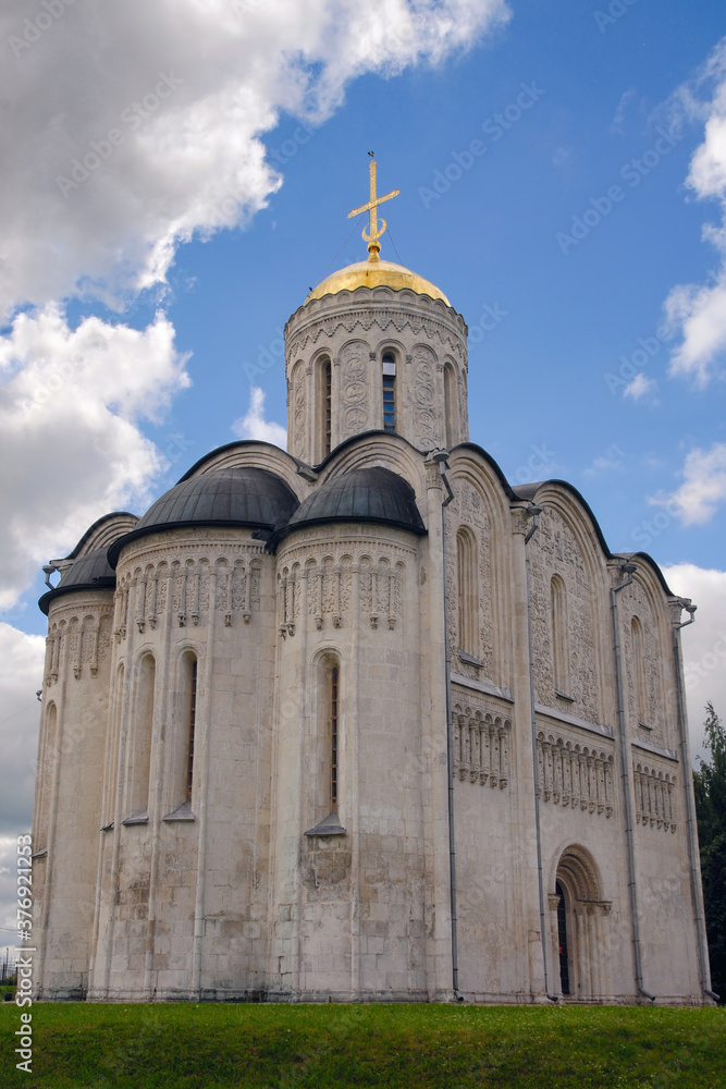 Cathedral of Saint Demetrius (Dmitrievsky cathedral, late XII century). Vladimir, Vladimir Oblast, Russia.