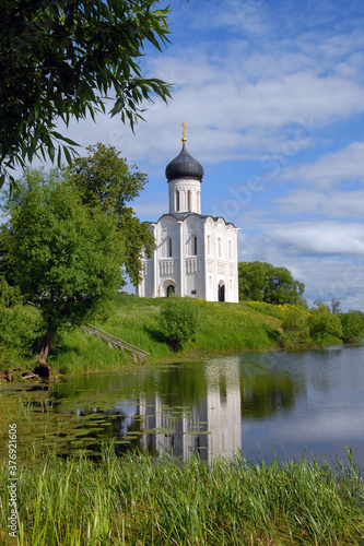 Church of the Intercession on the Nerl (Pokrova na Nerli, XII century). Vladimir Oblast, Russia.