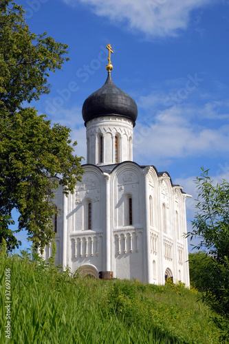 Church of the Intercession on the Nerl (Pokrova na Nerli, XII century). Vladimir Oblast, Russia.
