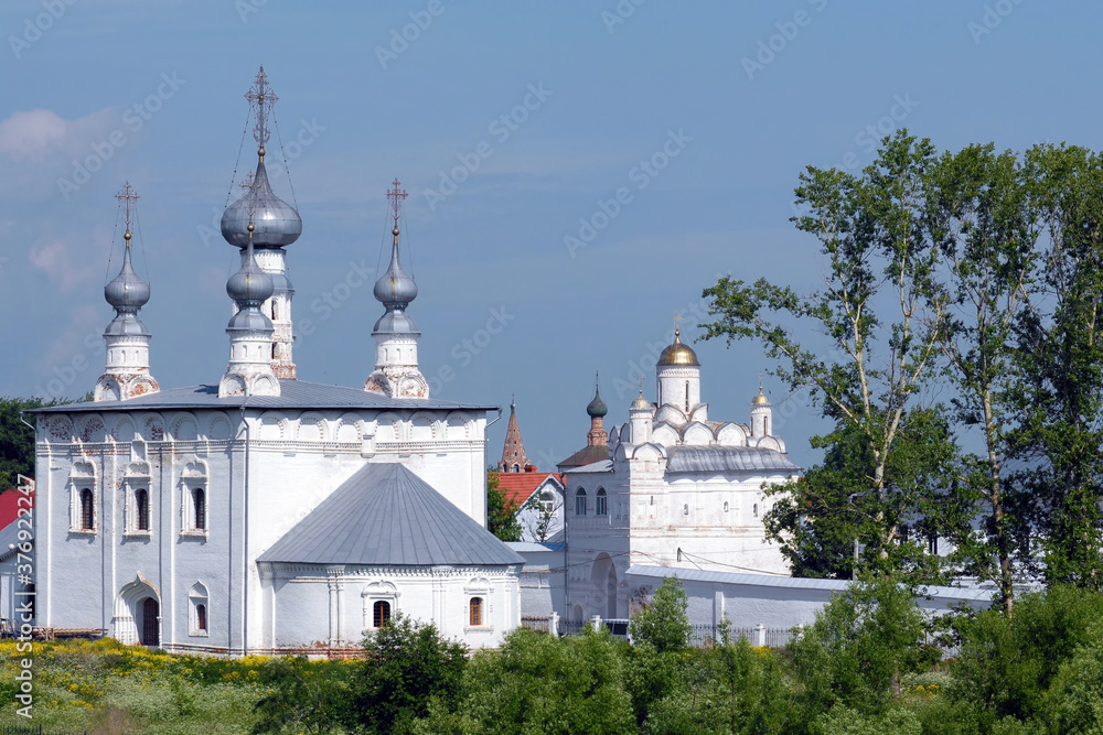 Peter and Paul сhurch (Petropavlovskaya church, late XVII century). Suzdal town, Vladimir Oblast, Russia.