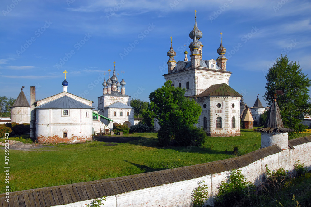 St. Michael Archangel Monastery (Mikhaylo-Archangelsky monastery). Yuryev-Polsky town, Vladimir Oblast, Russia.